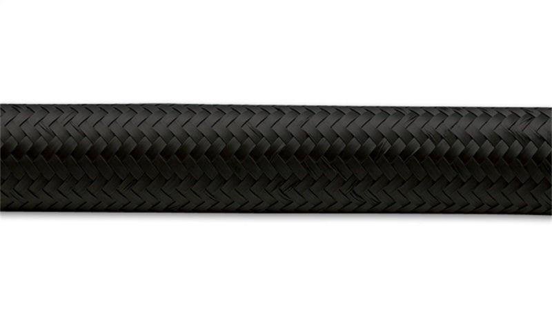 Vibrant -20 AN Black Nylon Braided Flex Hose (20 foot roll)